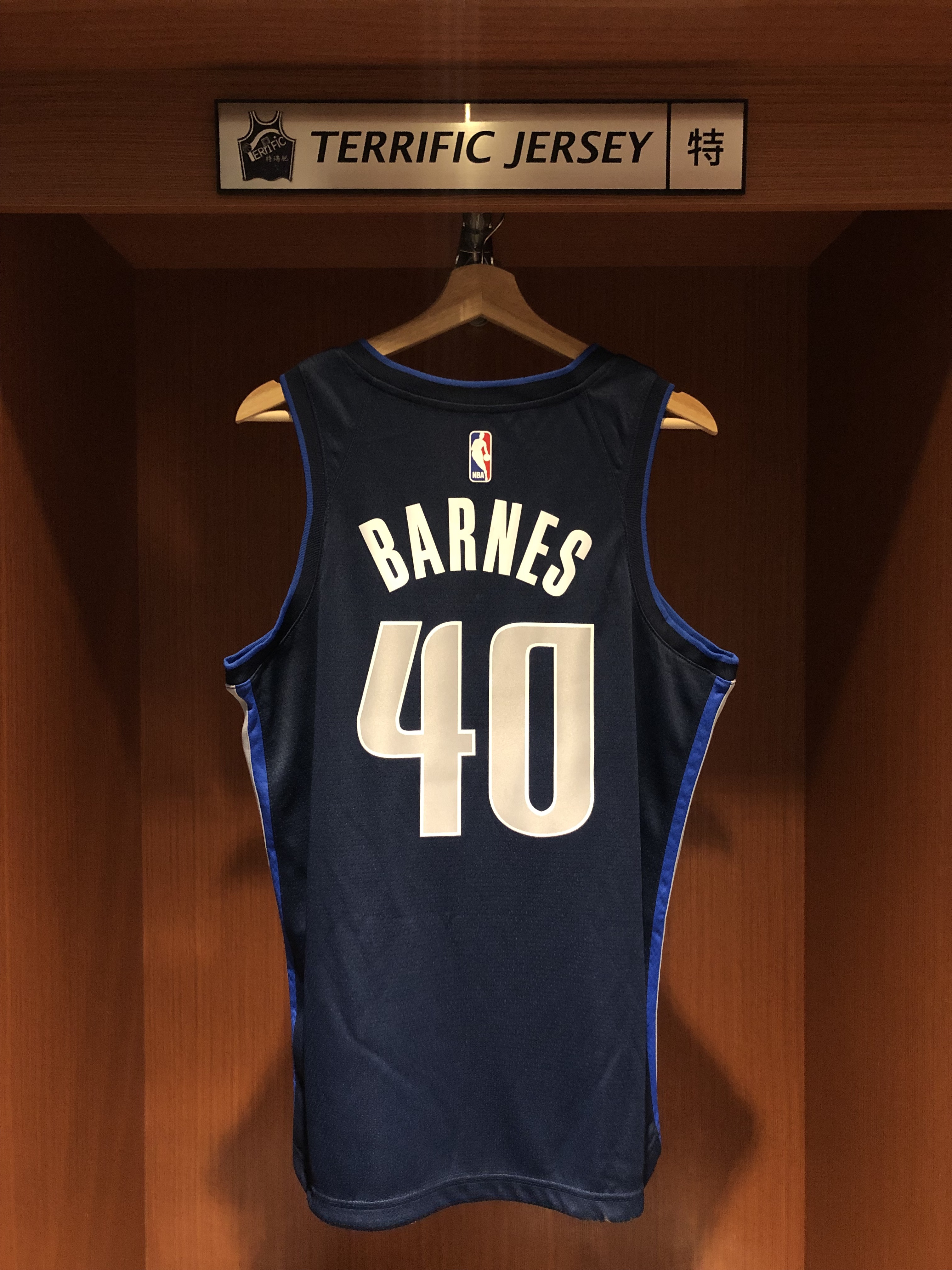 NBA球衣 Harrison Barnes 達拉斯小牛深藍 Statement Nike Swingman 球迷版 熱轉印 全新