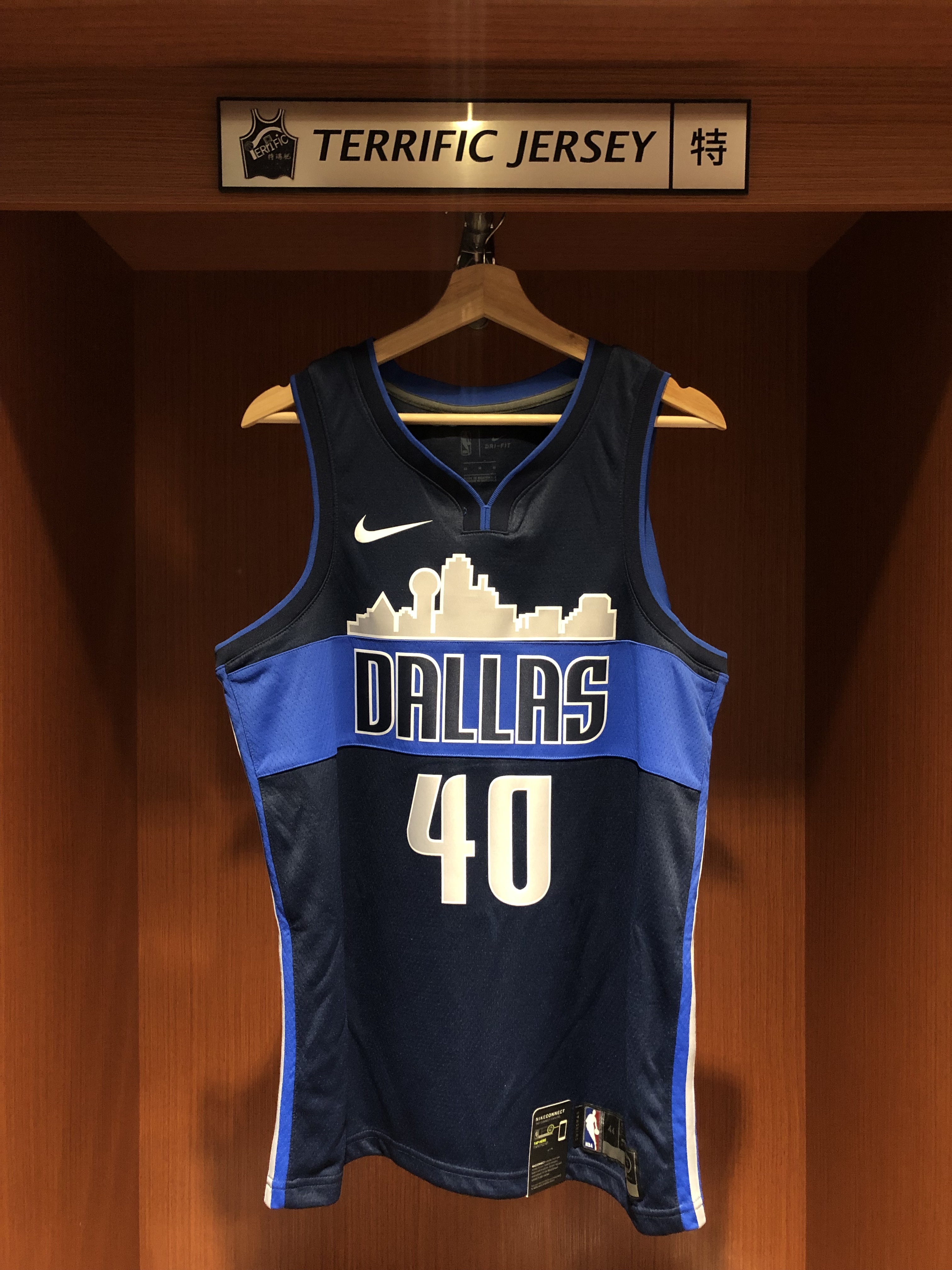 NBA球衣 Harrison Barnes 達拉斯小牛深藍 Statement Nike Swingman 球迷版 熱轉印 全新