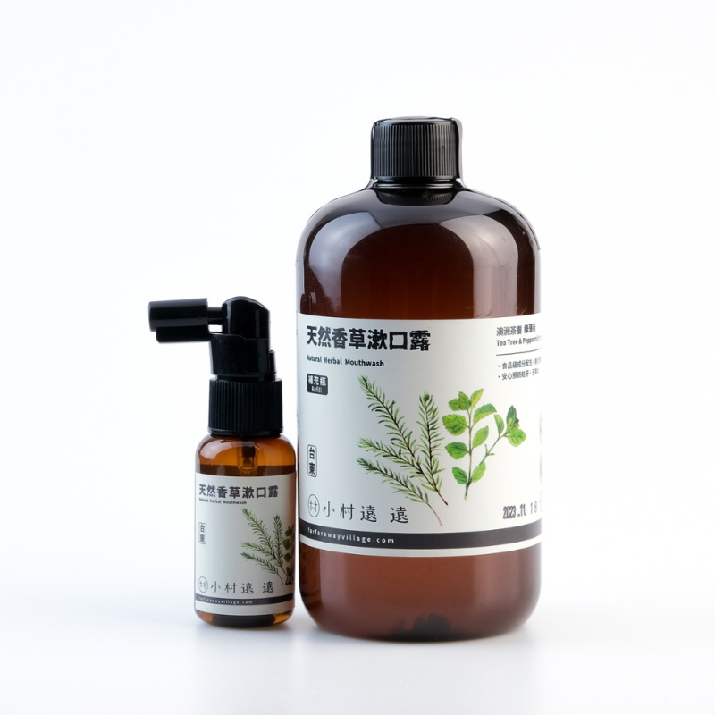 天然香草漱口露｜澳洲茶樹、綠薄荷