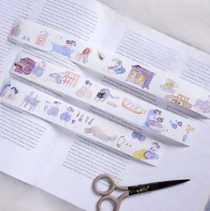 在家的日子 和紙膠帶 (3cm 帶離型紙)｜dodolulu