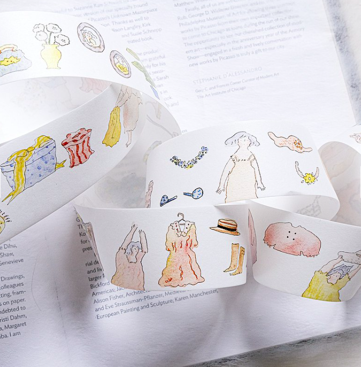 角落衣櫥 和紙膠帶 (帶離型紙)｜dodolulu