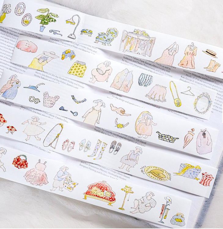 角落衣櫥 和紙膠帶 (帶離型紙)｜dodolulu