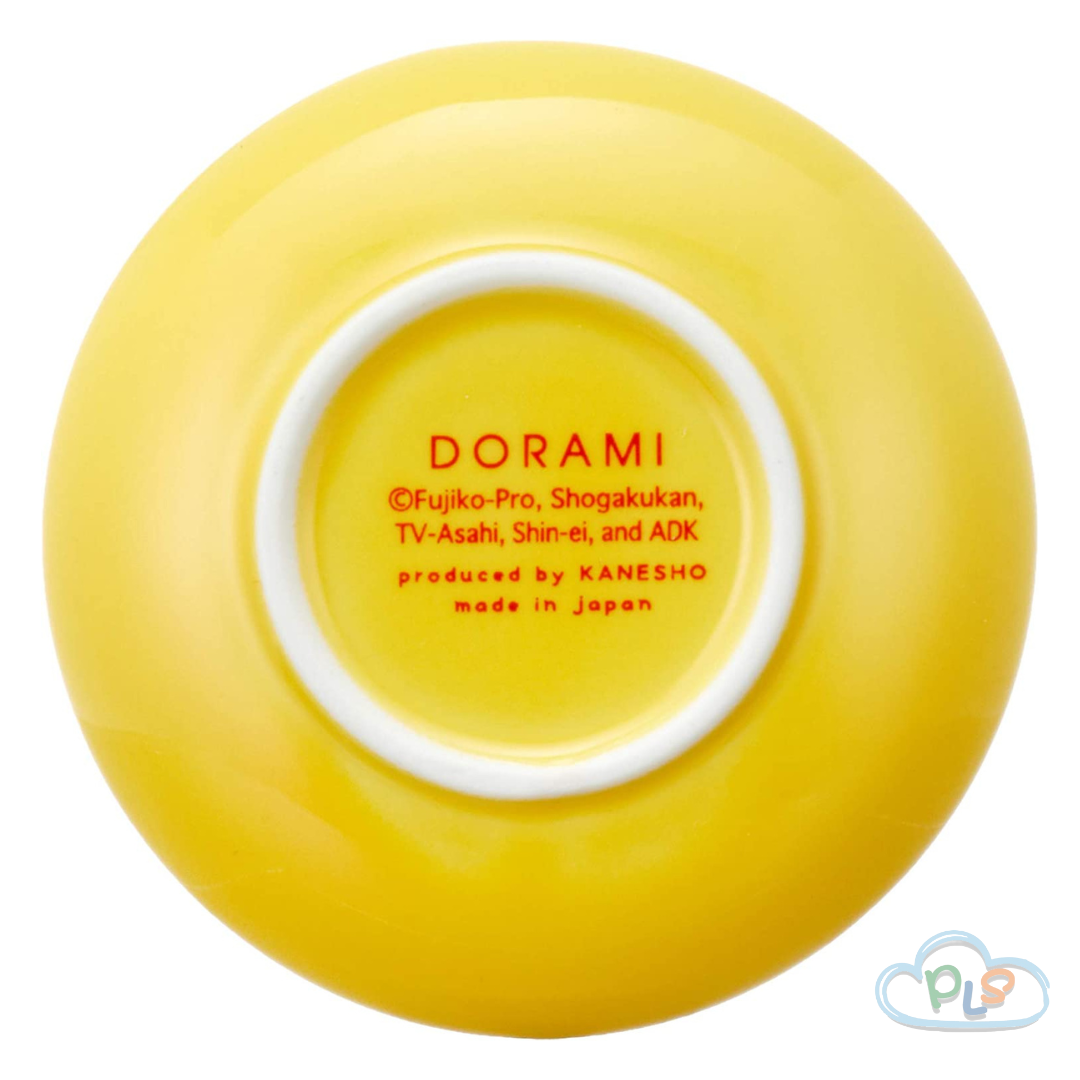 日本製 醬油碟 FACE 多啦美 黃色 #21166-1