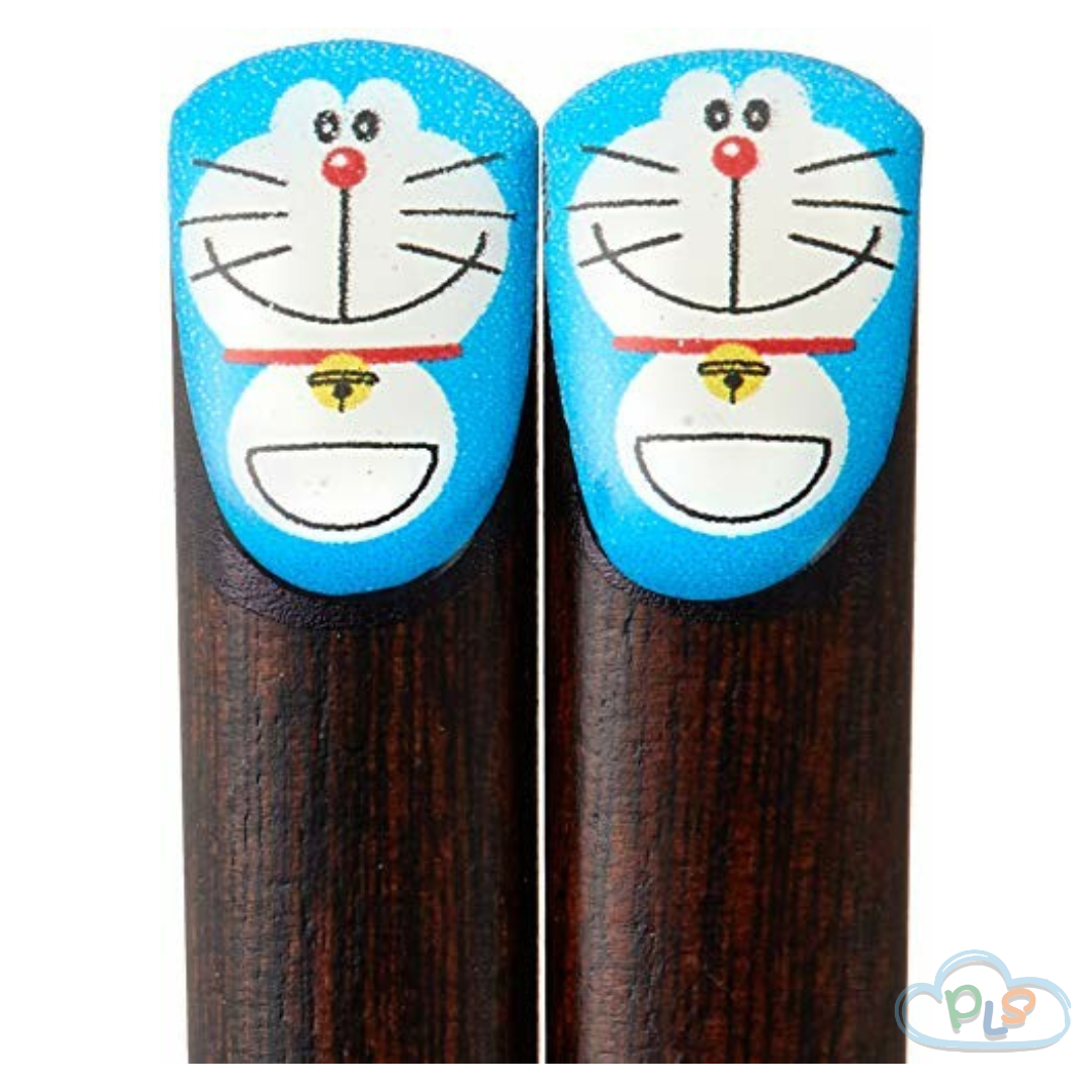現貨 日本製 木筷子 230mm FACE 多啦A夢 藍色 #21164-1