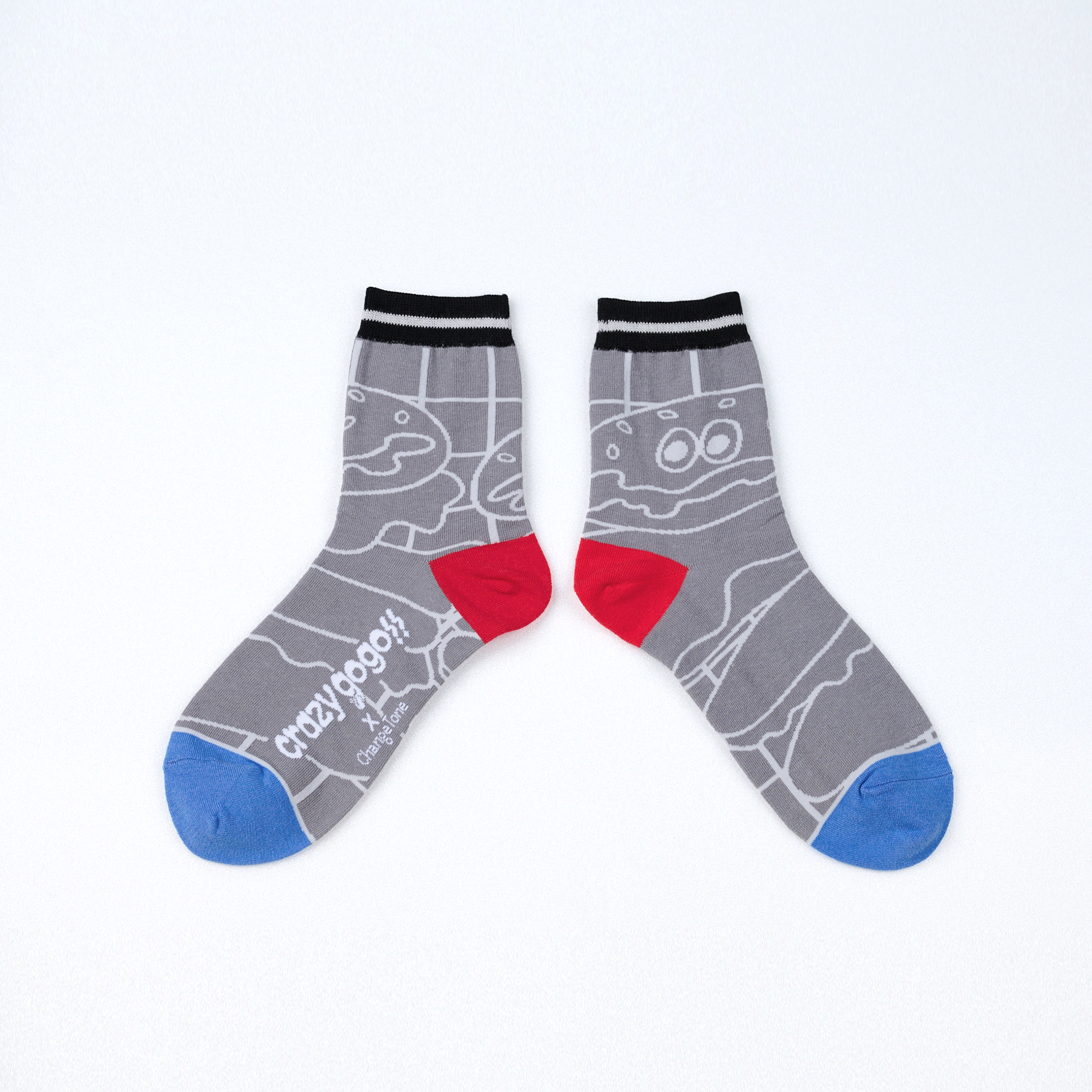 格子鬆餅〈灰〉