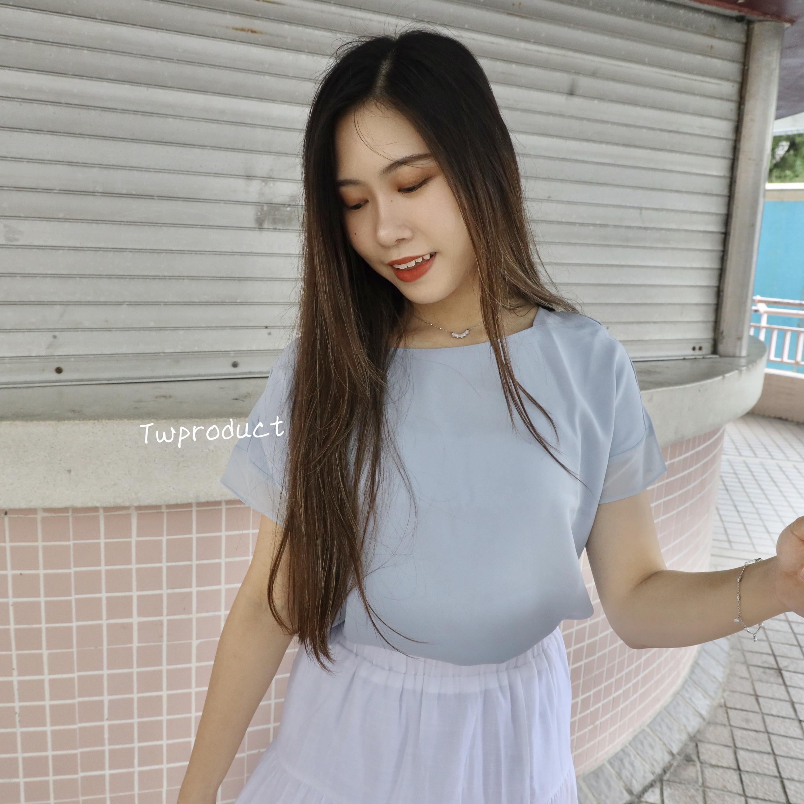 ✨||Ol08 ||彈性純色遮手臂top