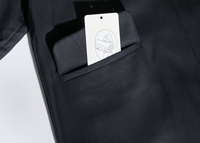 流浪詩人V領短袖長洋裝-漂流