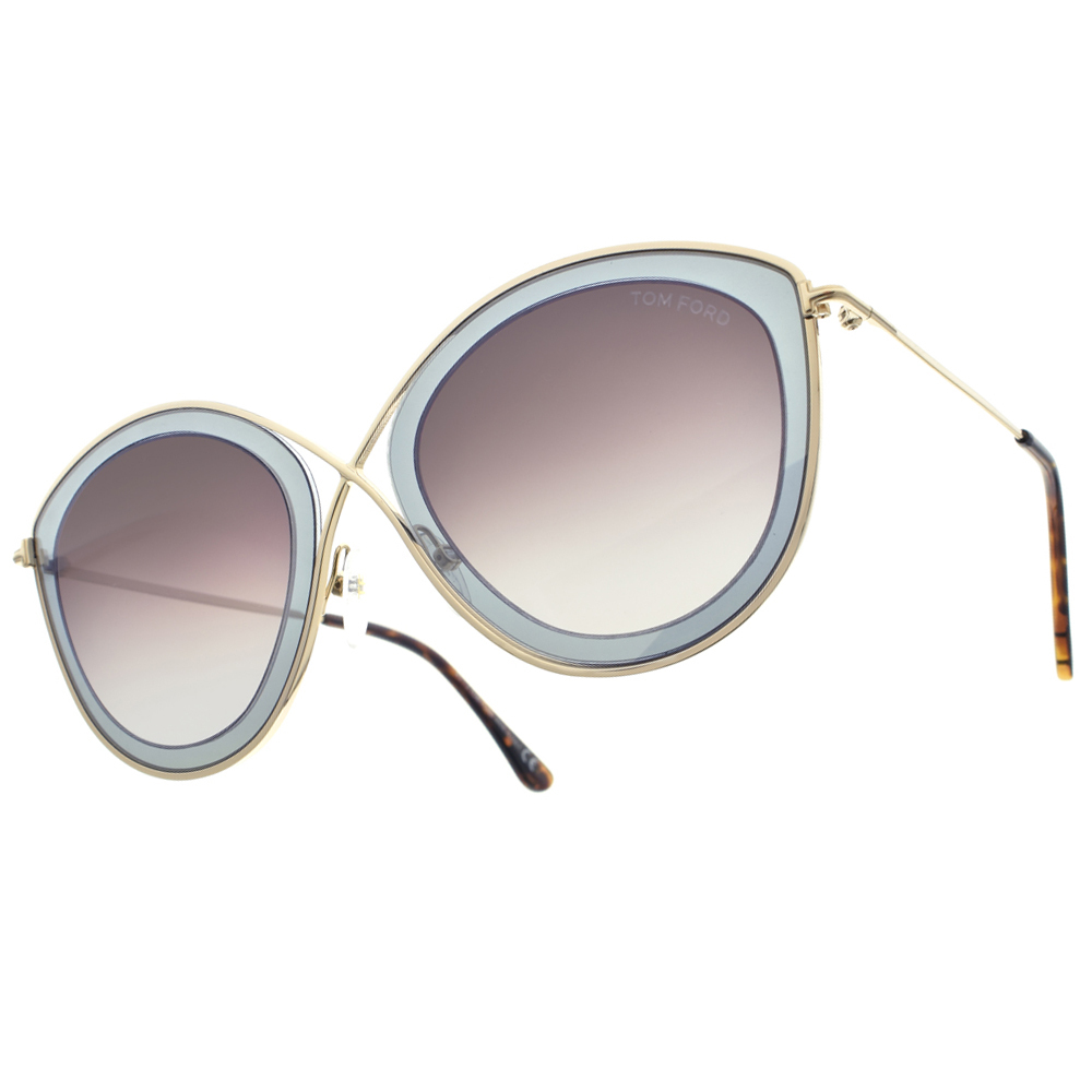 【TOM FORD】TOM0604 50K 造型貓眼框太陽眼鏡
