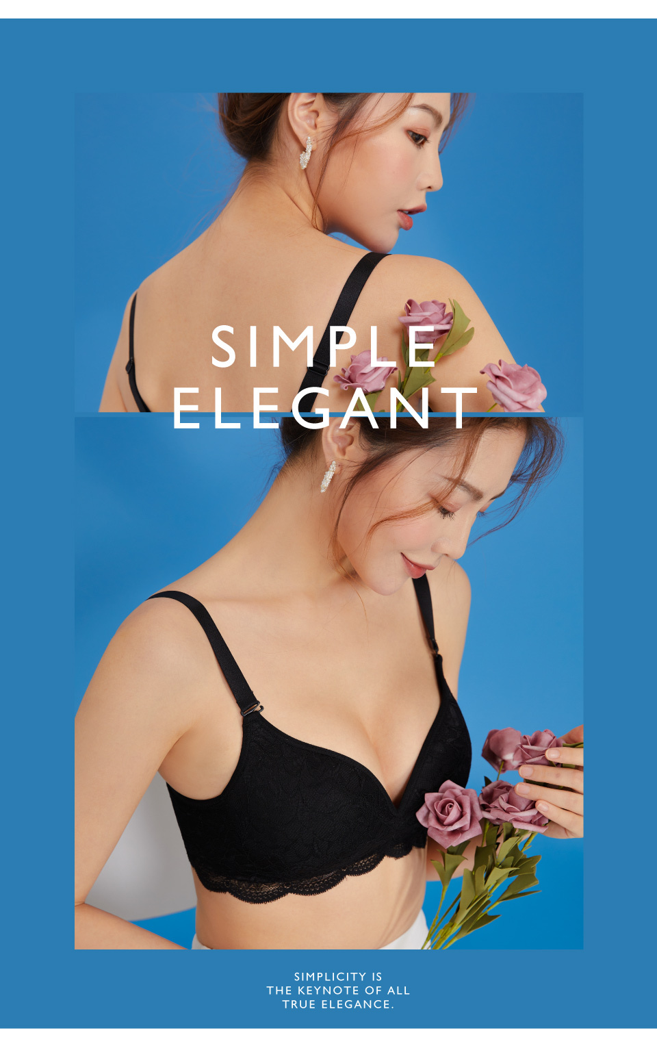 Olivia無鋼圈100% 6A天然蠶絲輕柔內衣