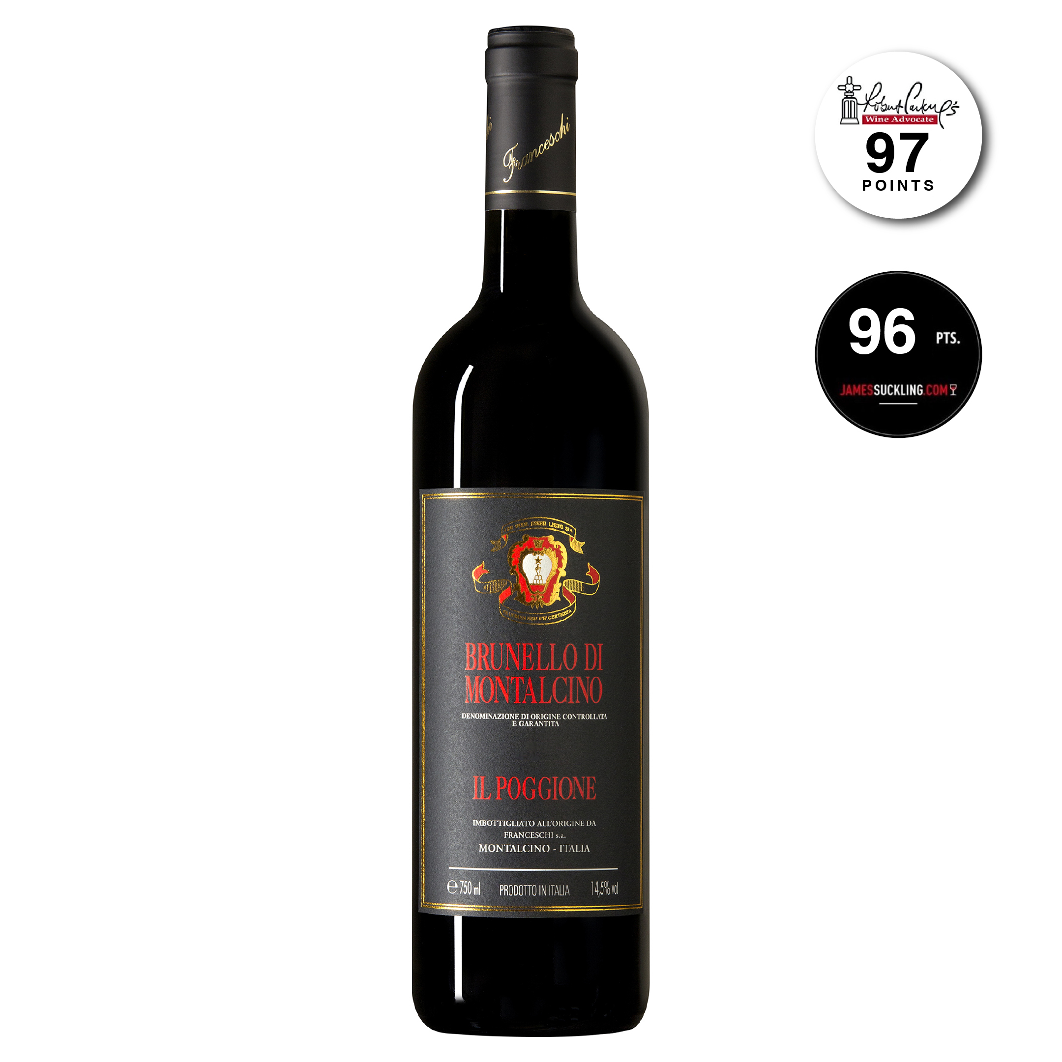 Il Poggione Brunello di Montalcino Riserva Vigna Paganelli 2015 (RP97)