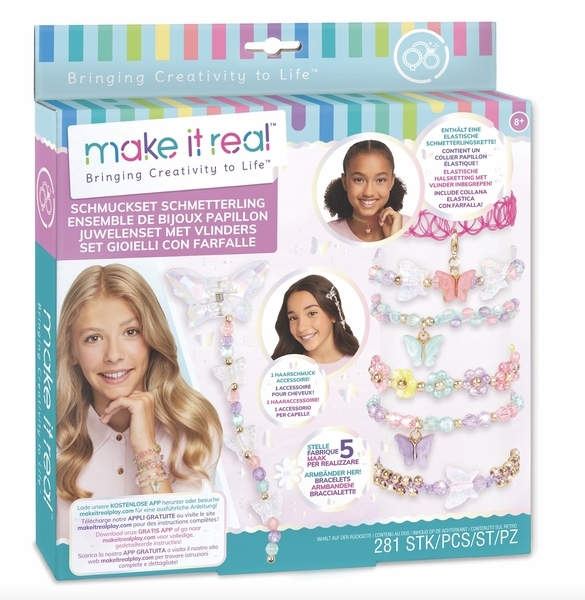 《 Make it real 》美麗夢工坊 - 蝴蝶琉璃手鍊組