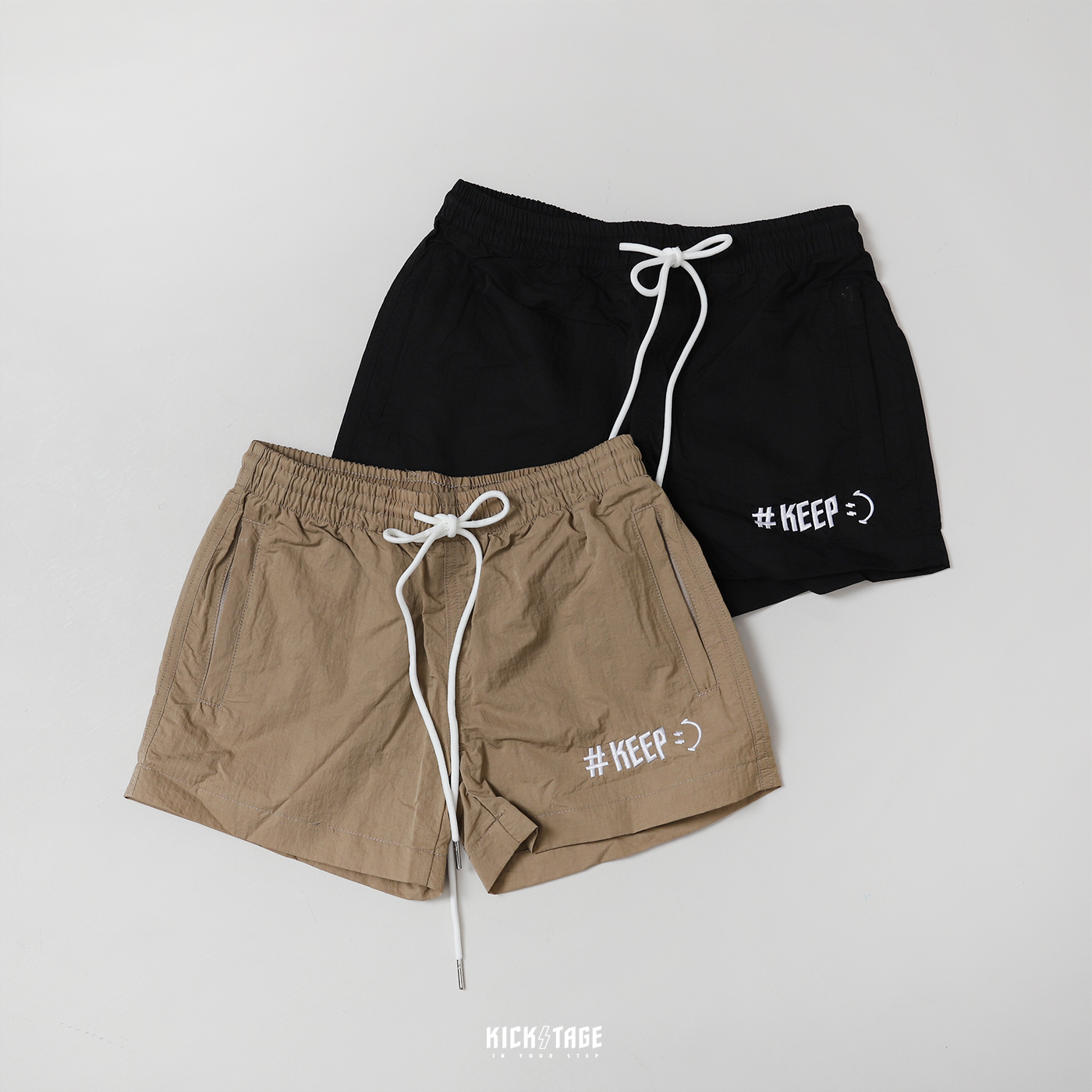 [售出無退換] #KEEP KIDS SHORTS 兒童款 童裝 閃電微笑 刺繡LOGO短褲- 抽繩海灘褲【KS80】/ 棉短褲【KS117】/ 變形蟲球褲【KS81】【KS123】/ 小花球褲【KS167】ABshorts KBS