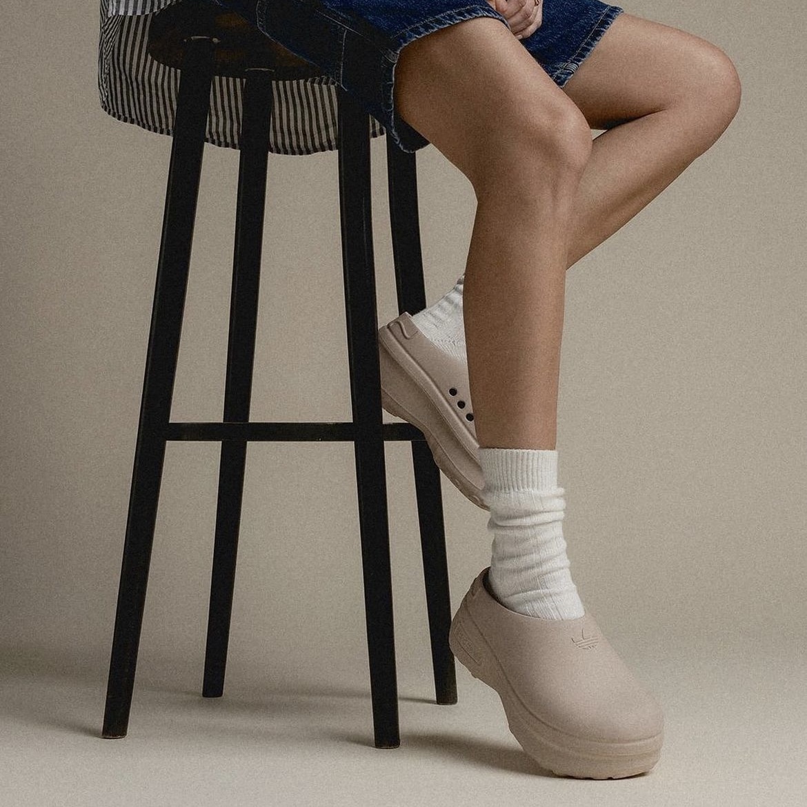 Adidas Originals Adifom Mule Stan Smith 厚底鞋 穆勒鞋 奶茶 黑 酪梨綠