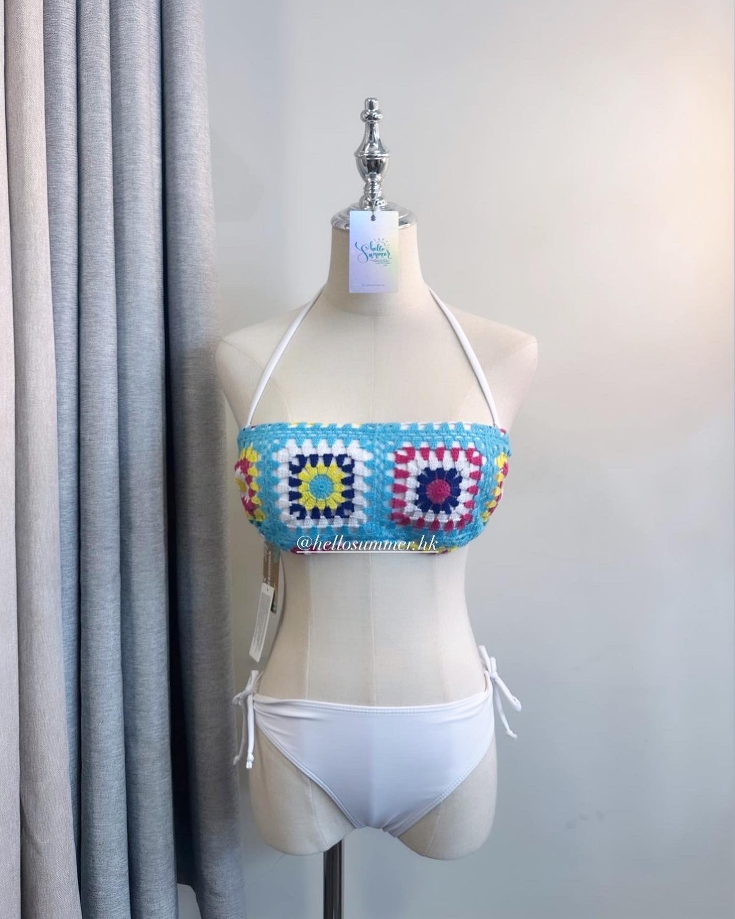 【 CZ002 】CALZEDONIA Bikini 民族風 比基尼上身  (薄杯款)