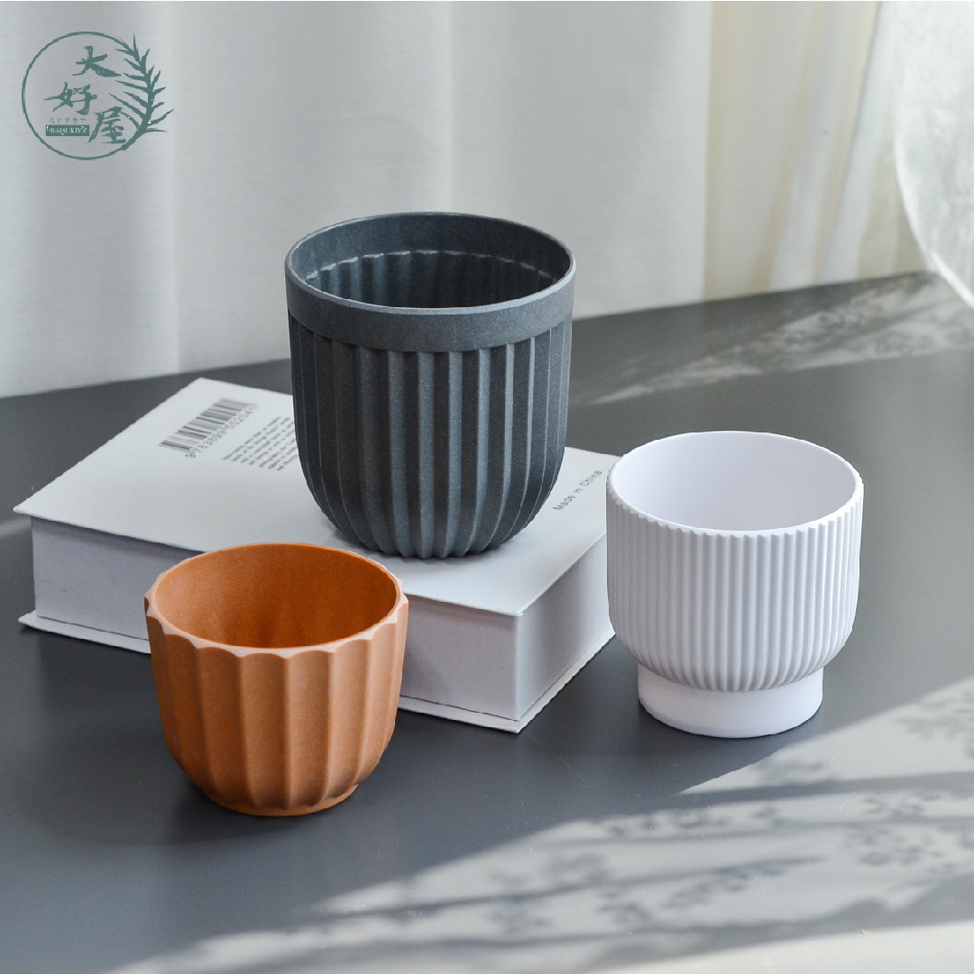 仿水泥造型盆器