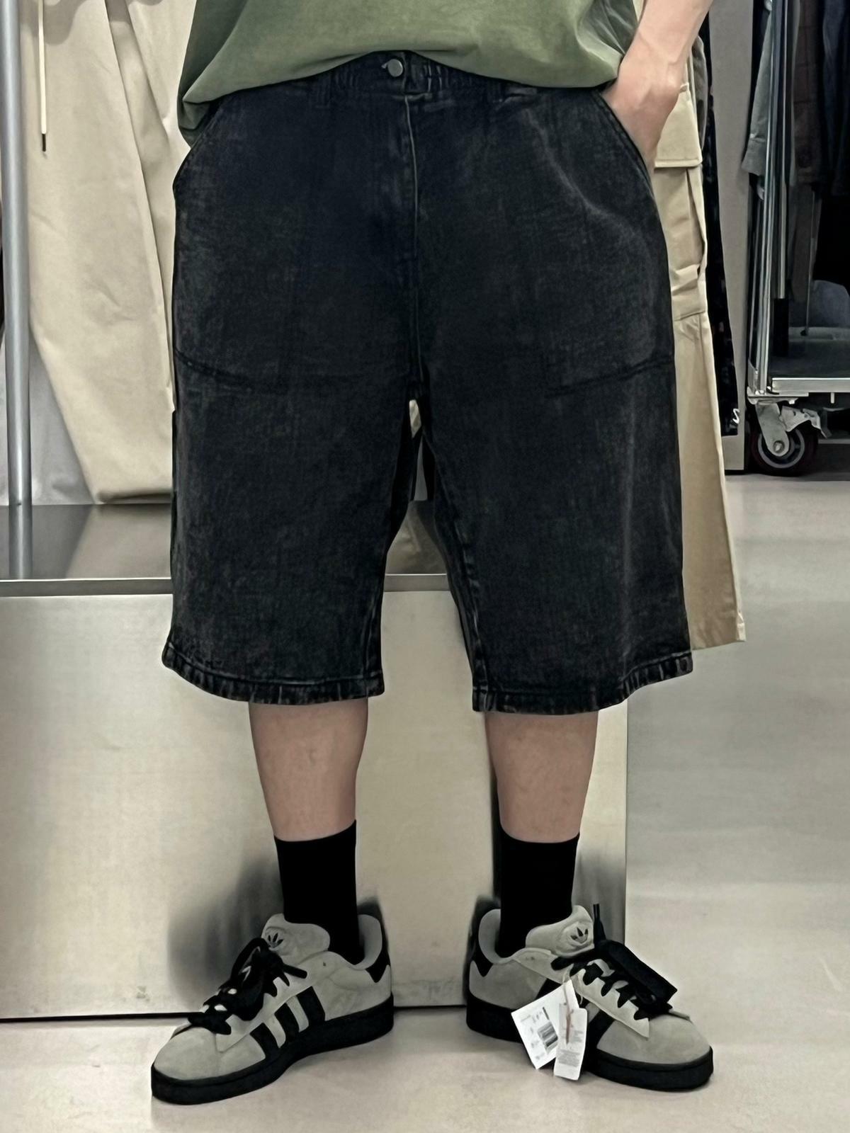 淨色牛仔短褲 J680