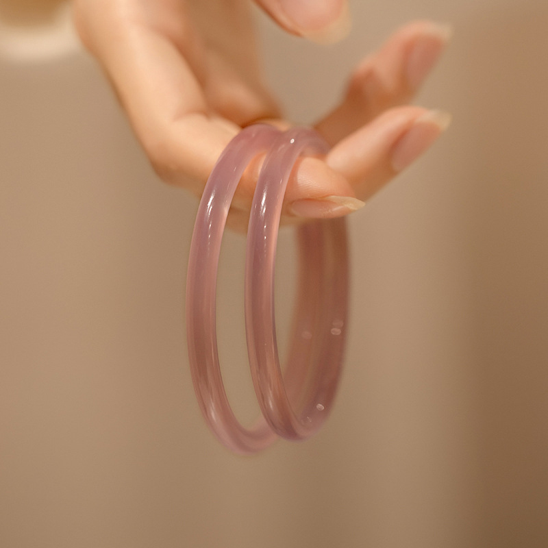 【玉鐲】帝王紫玉隨叮噹鐲-4mm：激發深層內在美，提升個人氣質