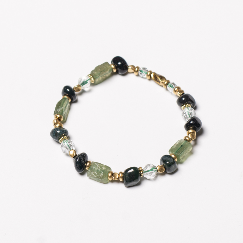 植物圖鑑 // C1283海藻玉綠磷灰手鍊