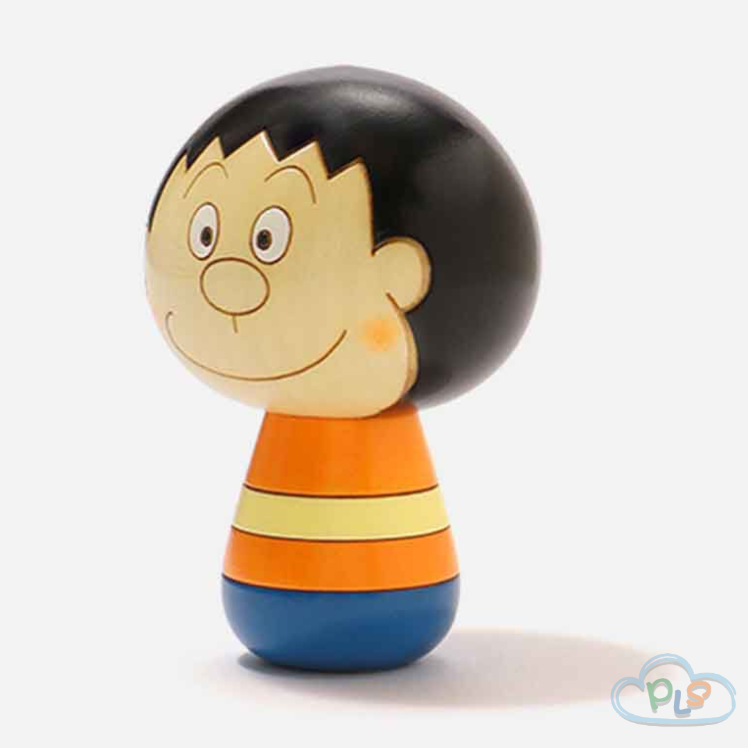 日本製 人形胖虎 木芥子 卯三郎之孫 #21477-1