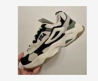 [S] FILA RAYFLIDE SNEAKERS,GREEN/BLACK/GREY, 1RM02053E-302 (SFL218)