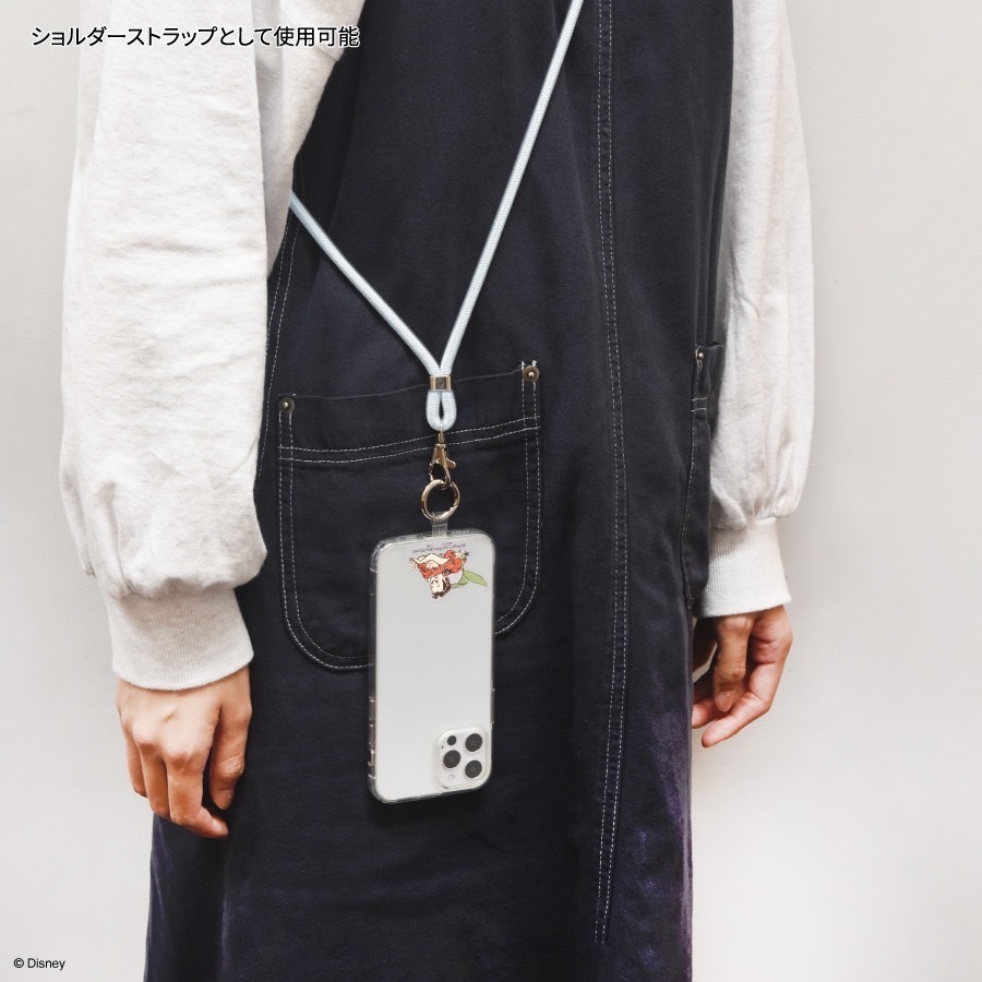 美款迪士尼公主手機背繩