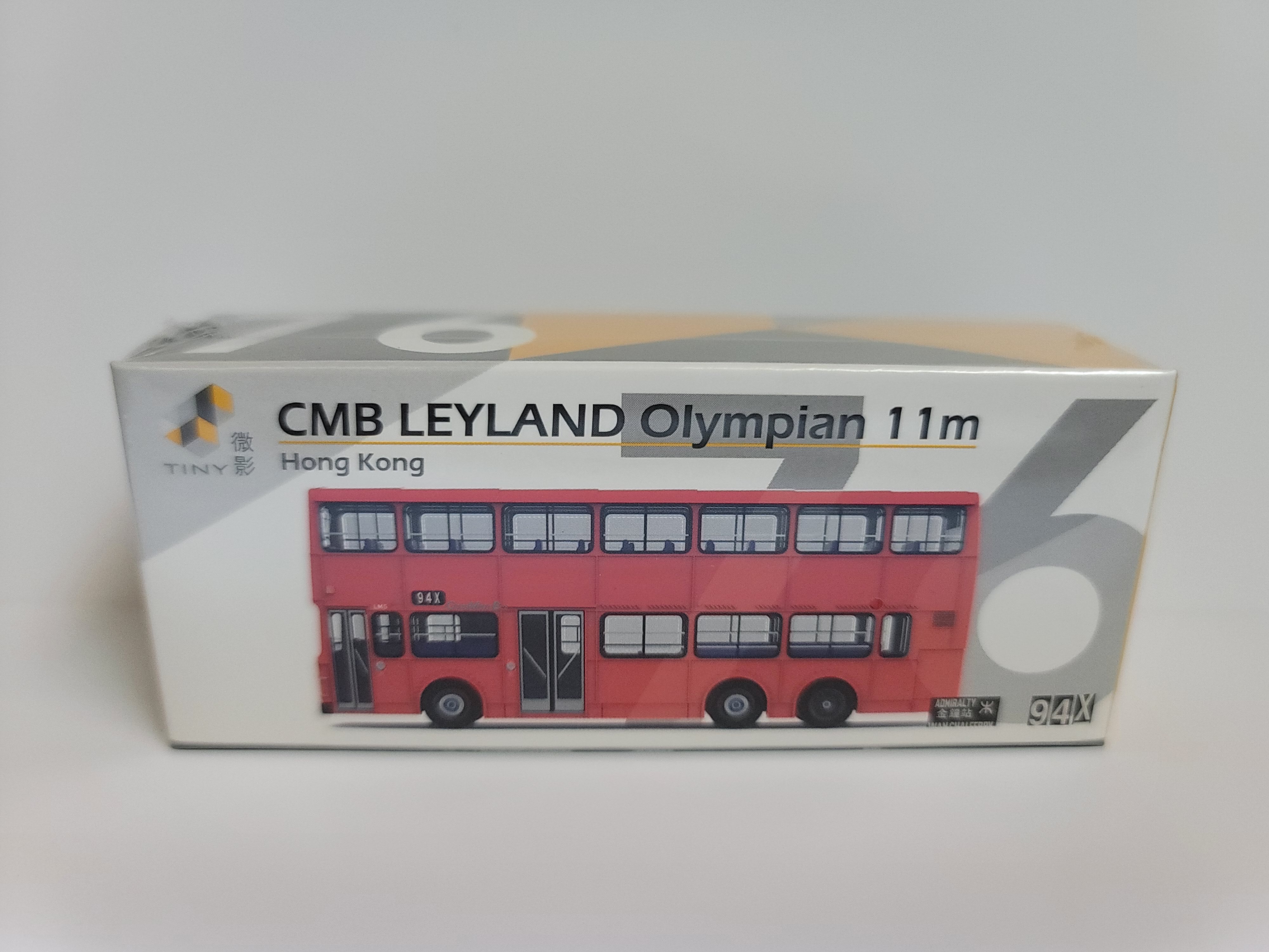 Modèle Réduit Bus Tiny City #76 CMB Leyland Olympian 11m - Échelle 1:110, Moulé Sous Pression, Neuf