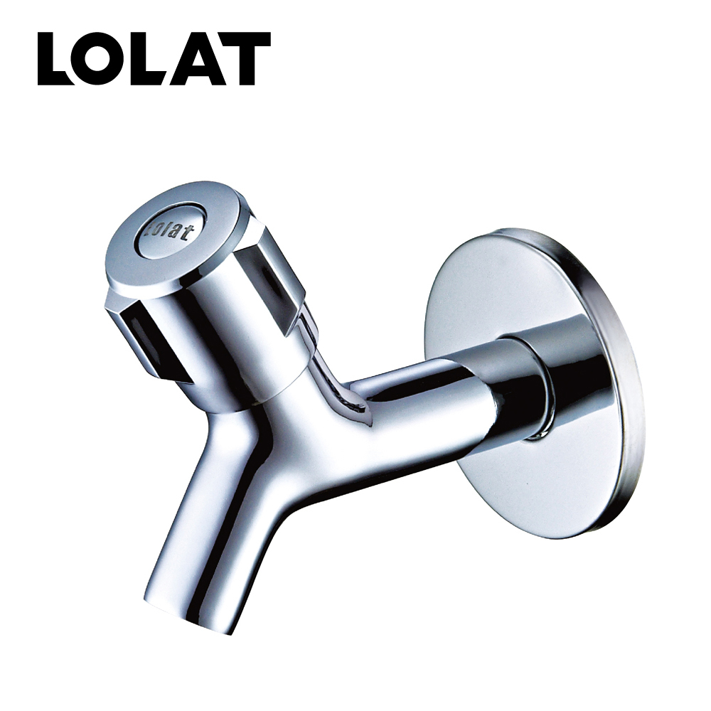 LOLAT圓頭長栓水龍頭-鉻色L1696
