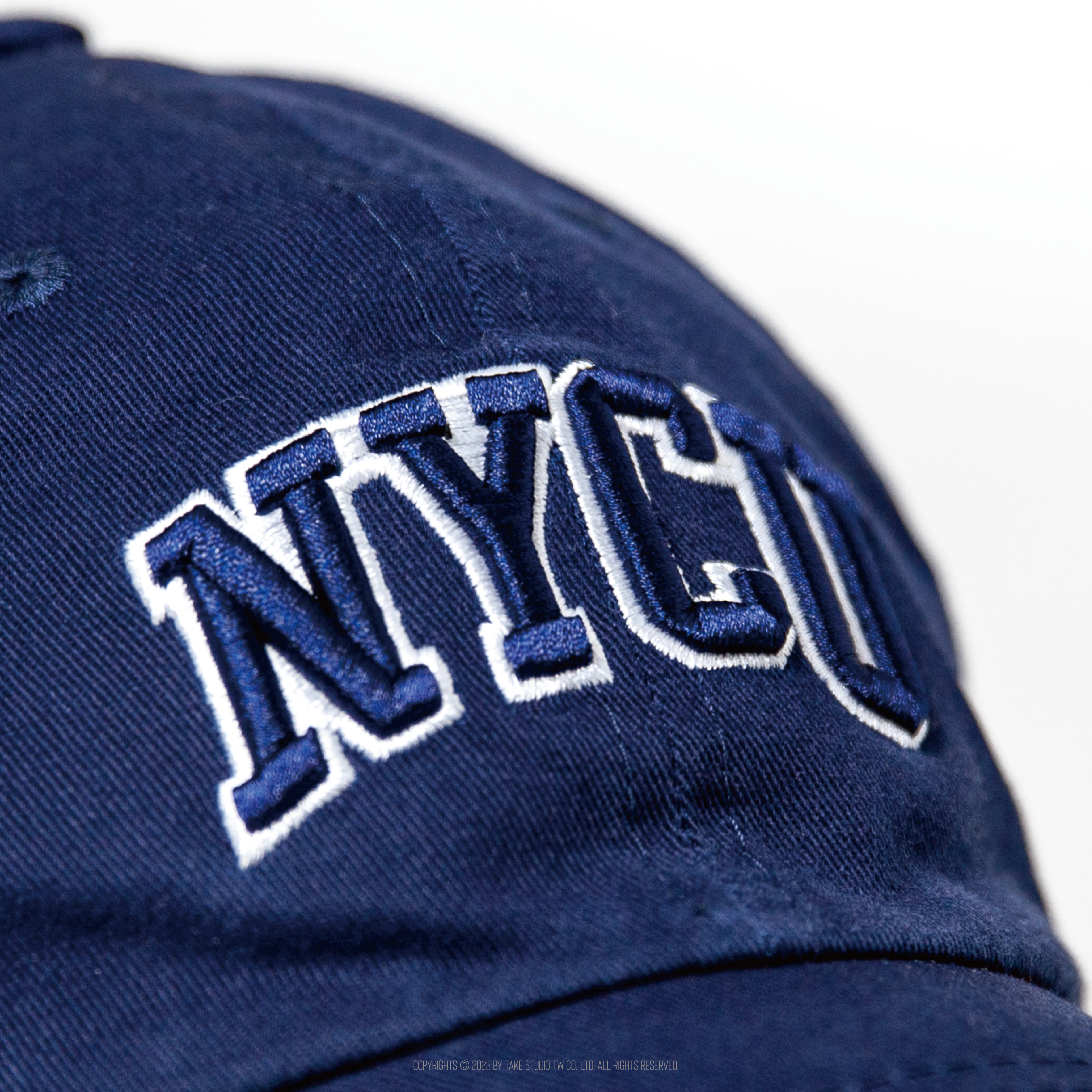 陽明交通大學 NYCU 復古刺繡老帽 (海軍藍)