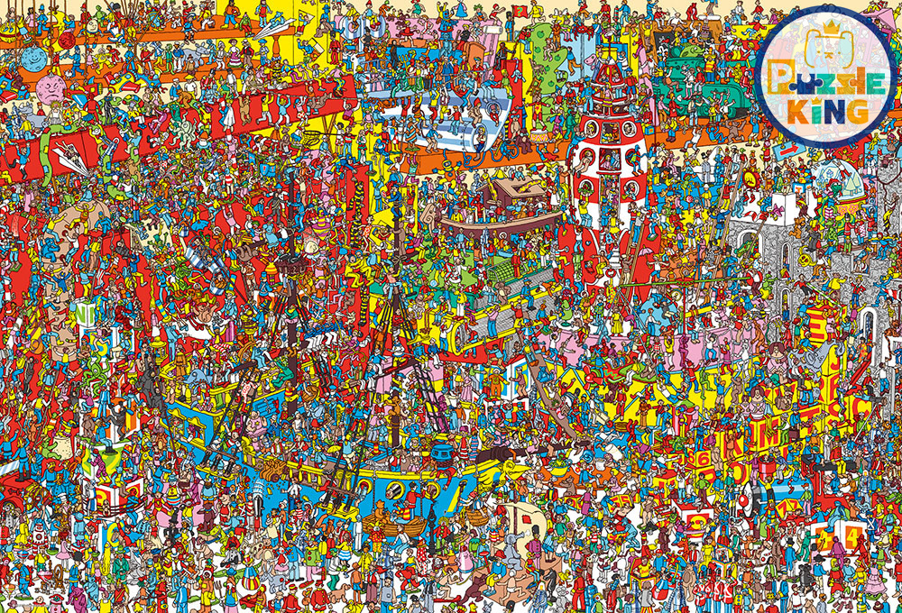 沃利在哪裡？ 玩具滿滿 (迷你尺寸)