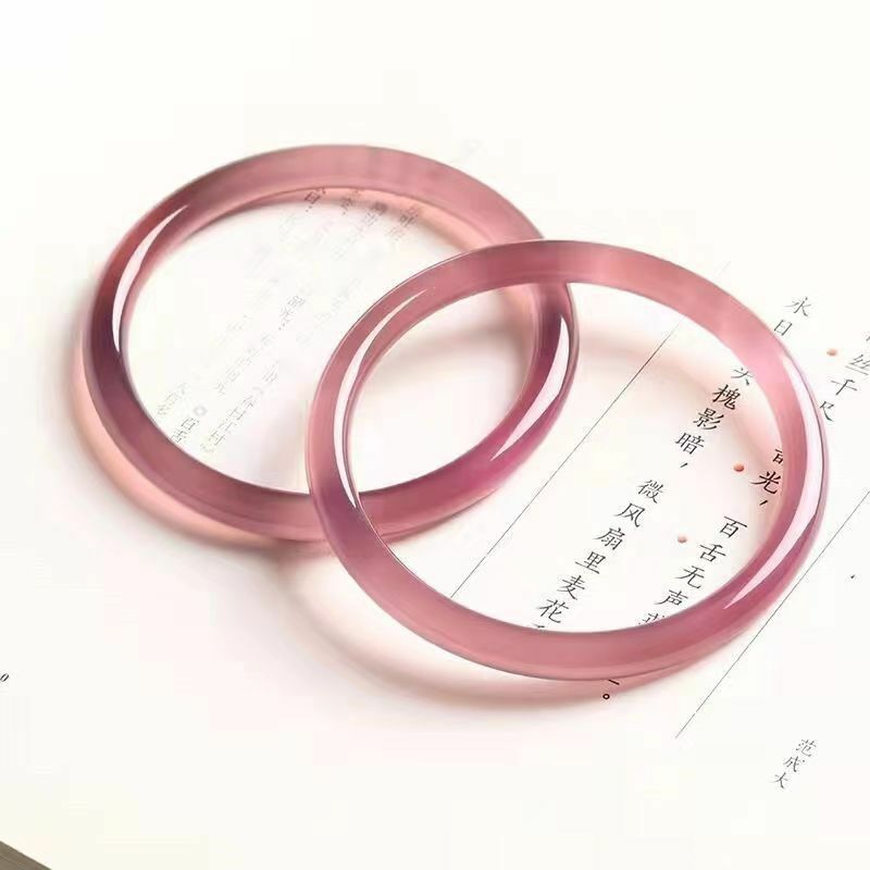 【玉鐲】高冰帝王紫多肉葡萄美人條6mm