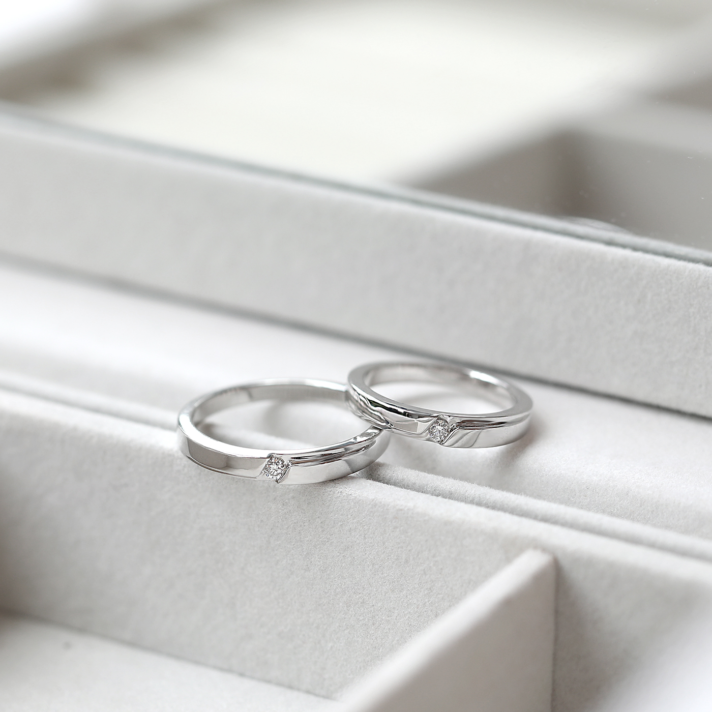 永恆愛情 — 鑽石對戒