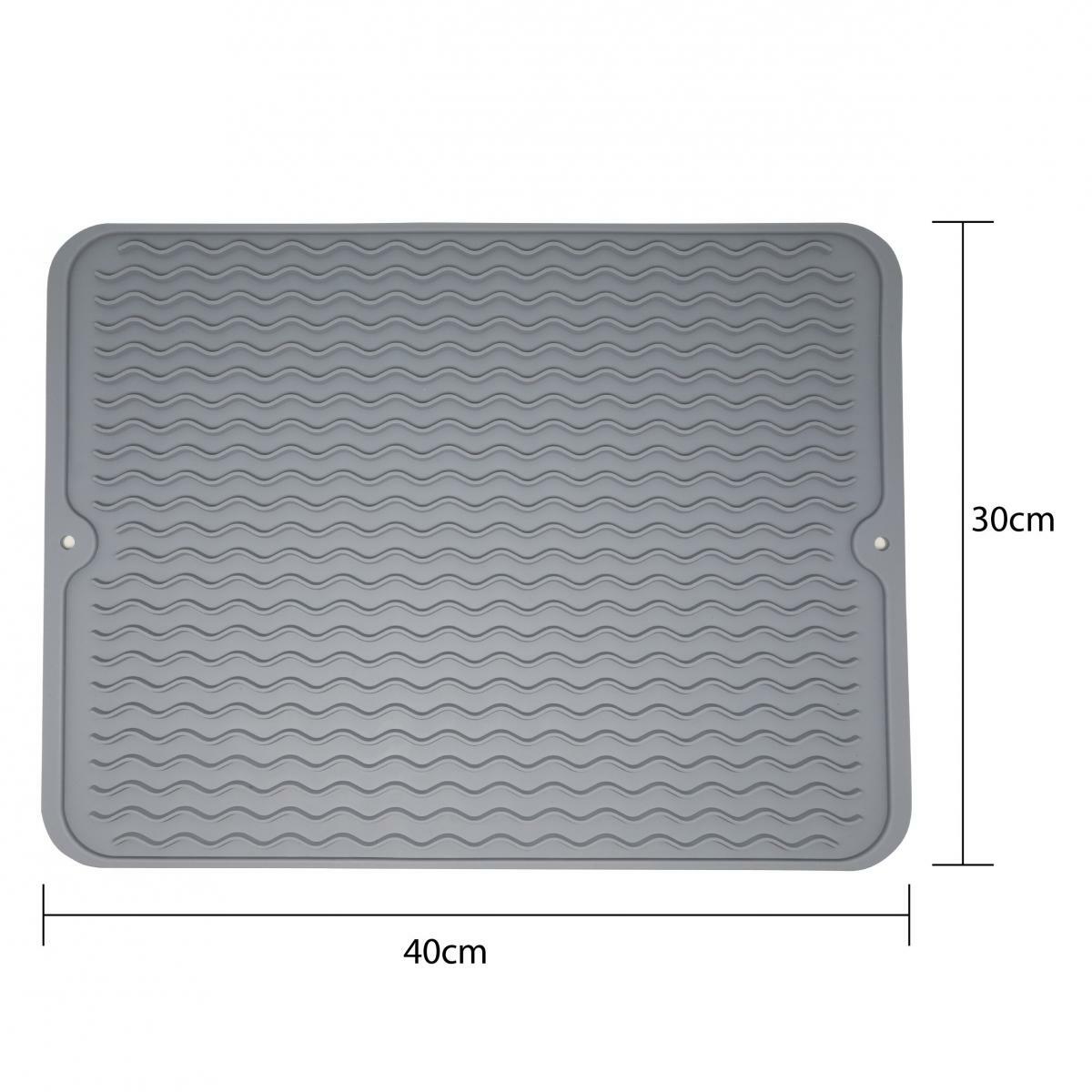 硅膠瀝水隔熱墊 + 不鏽鋼硅膠廚房食物夾 烹飪 煮食 燒烤 烘培 西餐 沙律 煎牛扒 氣炸鍋 綠色