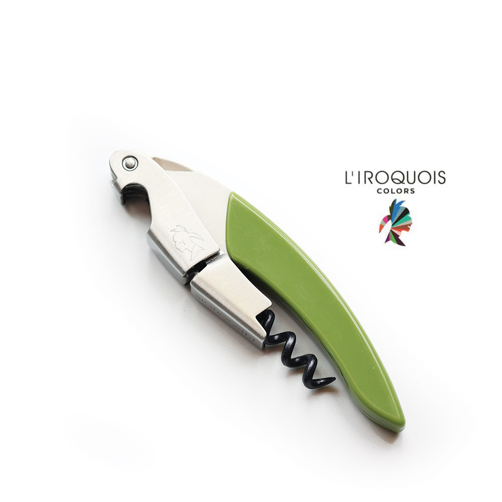 法國 L'IROQUOIS 兩段式開瓶器/橄欖綠