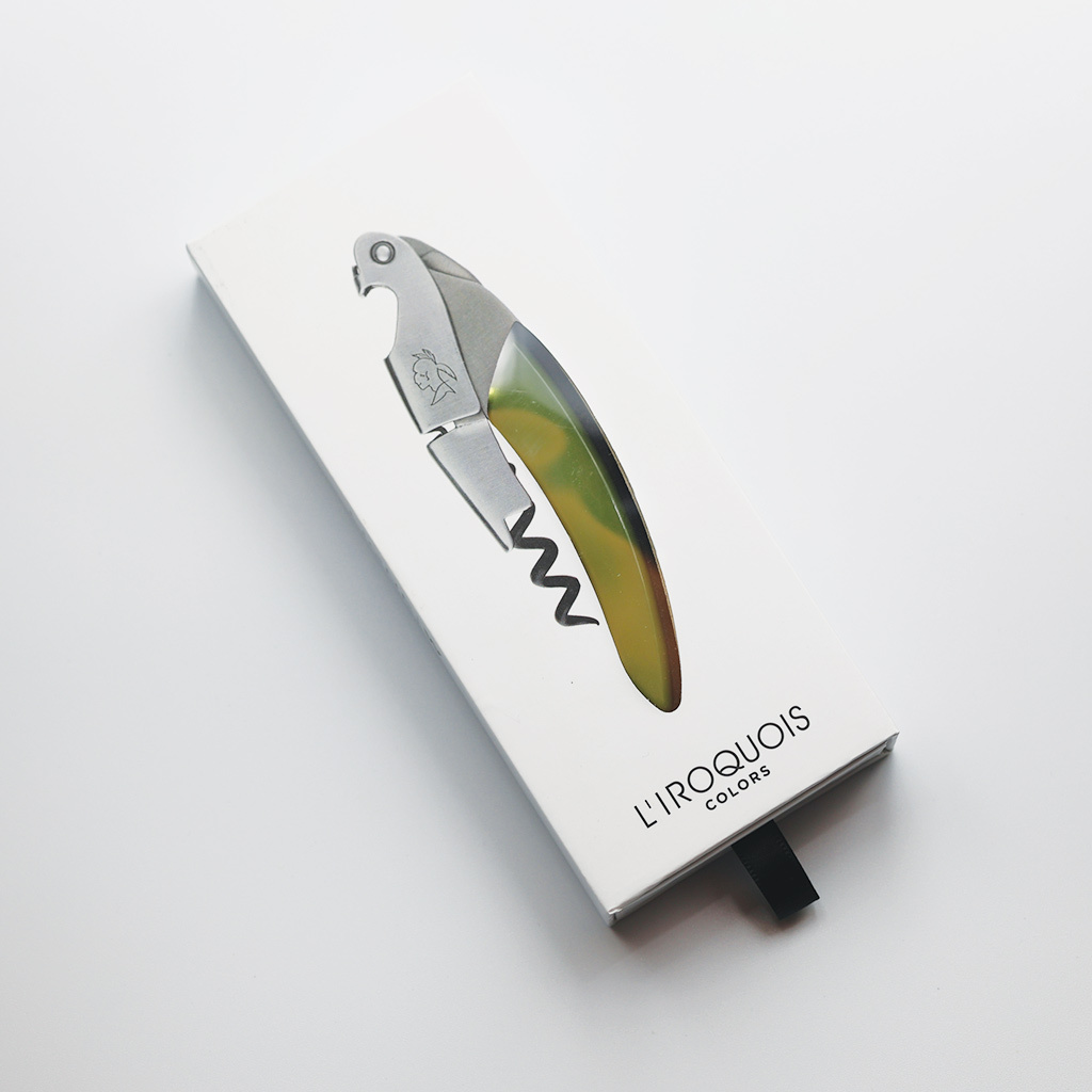 法國 L'IROQUOIS 兩段式開瓶器/橄欖綠