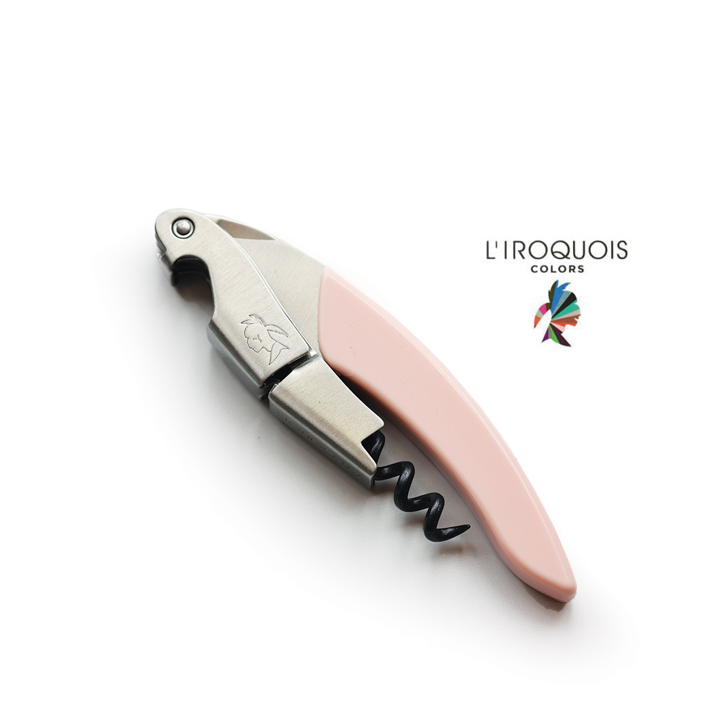 法國 L'IROQUOIS 兩段式開瓶器/粉紅