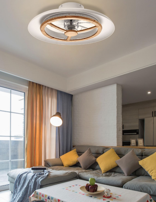 AERO FCF70000v0-tw-WD91 淺木紋天花吸頂風扇燈 21寸 (睡房循環式風扇燈)