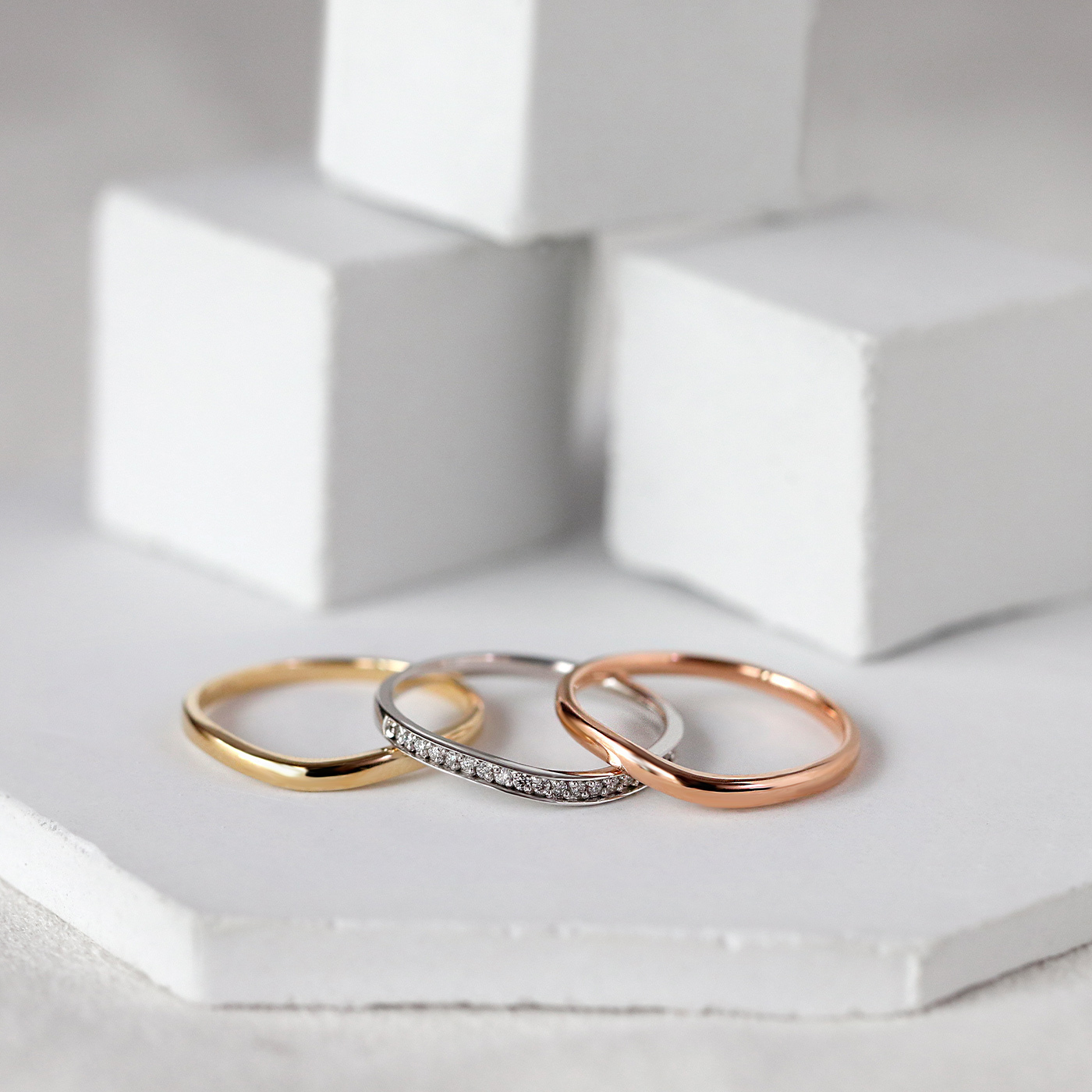 童心未泯 — 13分鑽石戒指(套組)