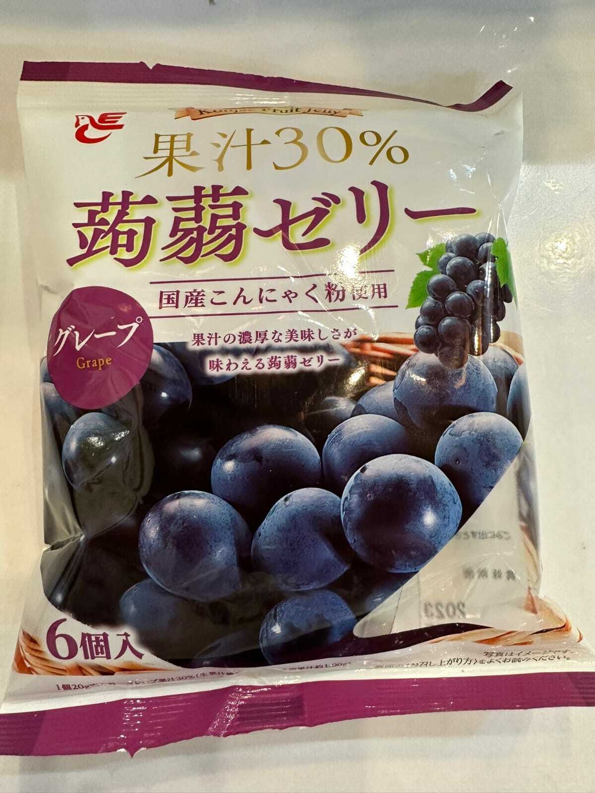 ACE - 葡萄果汁30％蒟蒻果凍 (6入)  120g