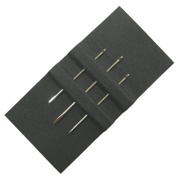 皮革用針;3款3入