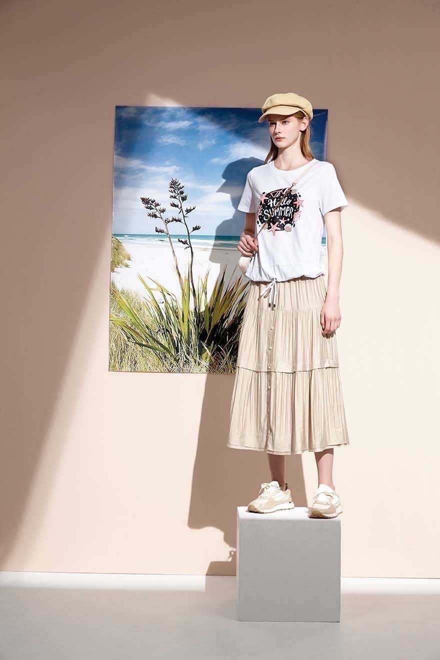 OL經典款優雅甜美風蛋糕長裙S6622