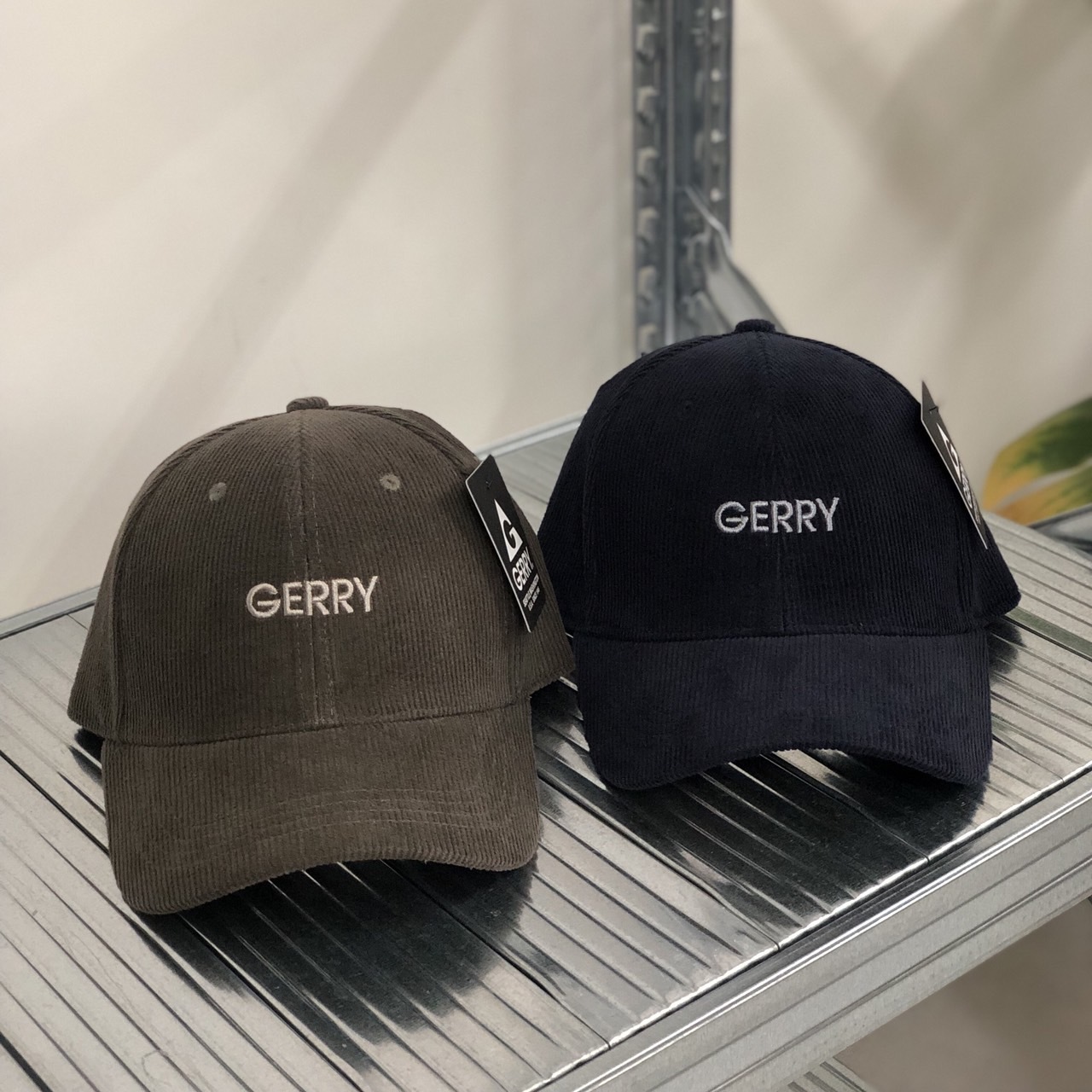 GERRY 燈芯絨立體刺繡logo老帽 日線商品 90GER-138