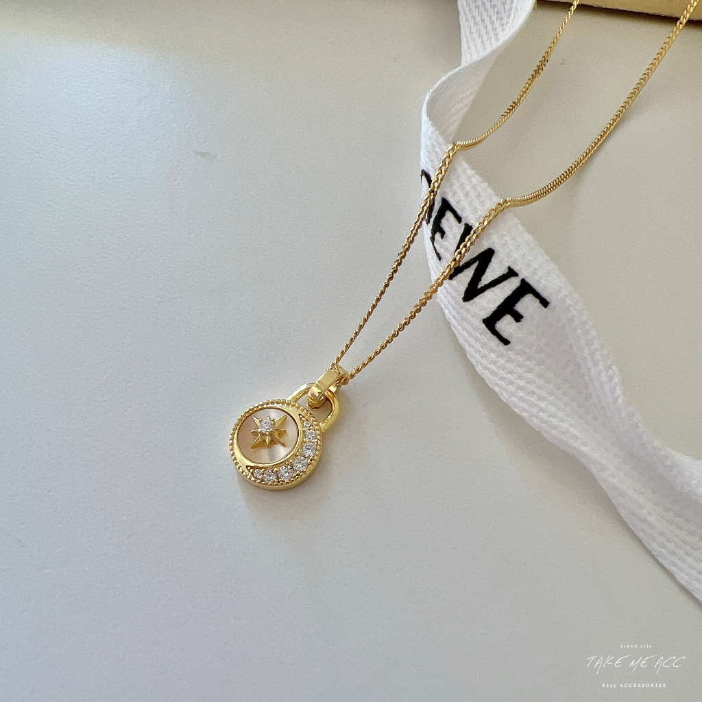 星月相交｜純銀項鍊