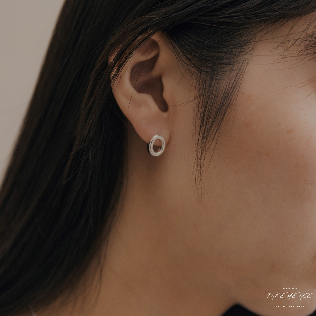 坦率｜全純銀耳環