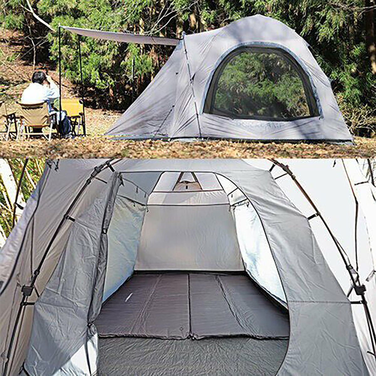 ①クイックキャンプQC-DT270 ダブルウォール キャビンテント 4-5人用 ｜商品｜QUICKCAMP