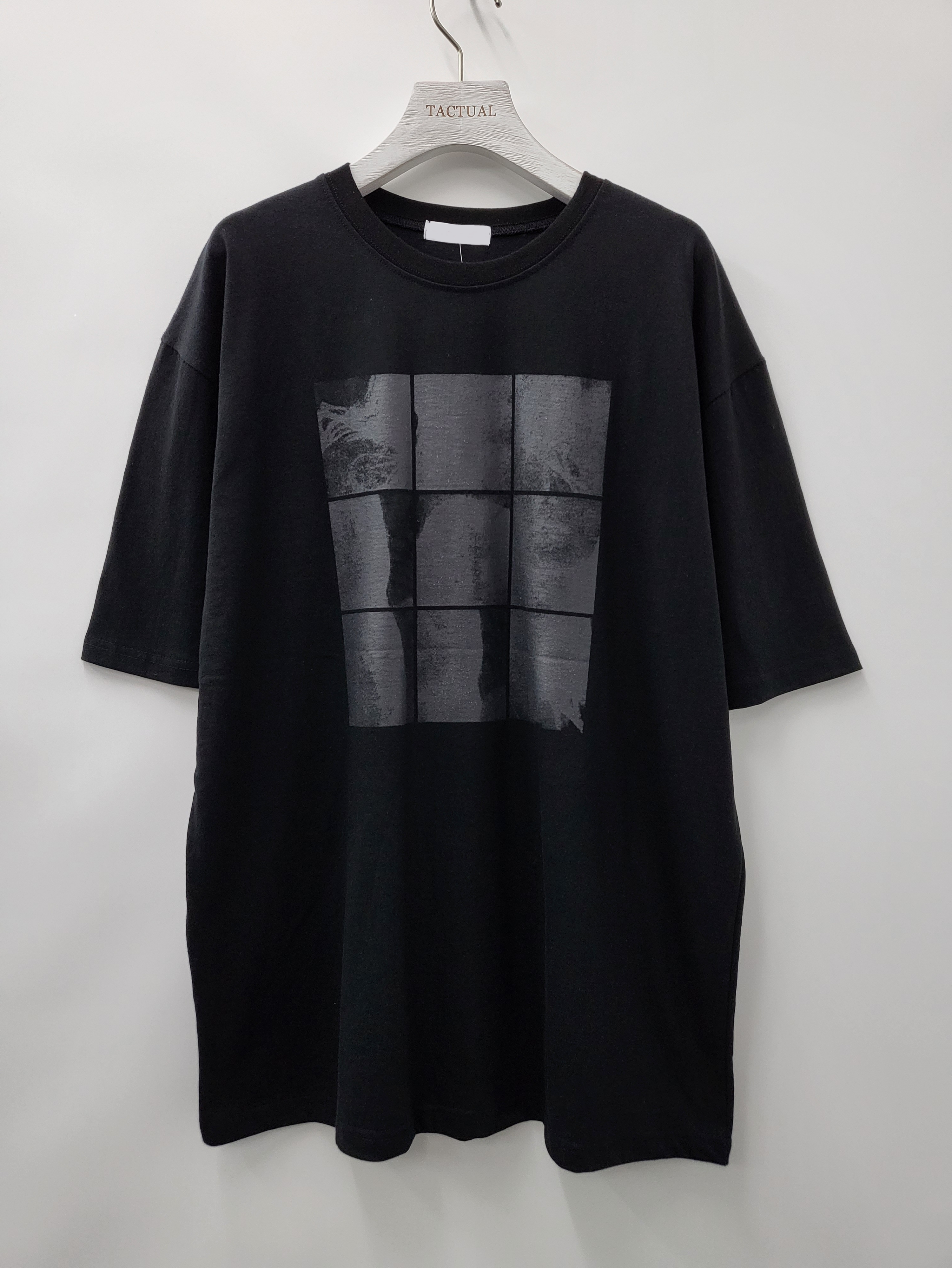 九格圖案短袖Tee T5002