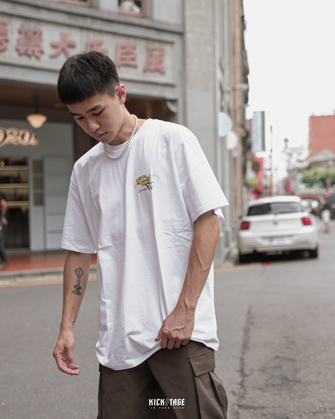 **特價商品售出不退換**ICE CREAM TIPSY SS TEE 四色 Q版人物 LOGO 爛醉 印花 短T【431-3202】