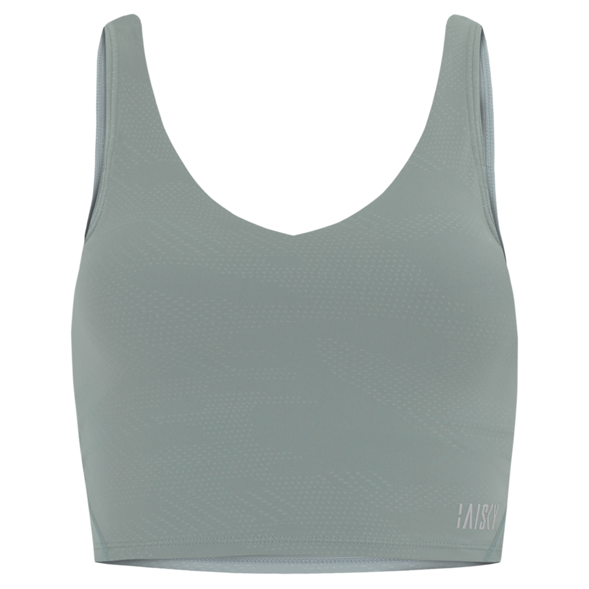 女款微V簡約運動內衣 森林綠