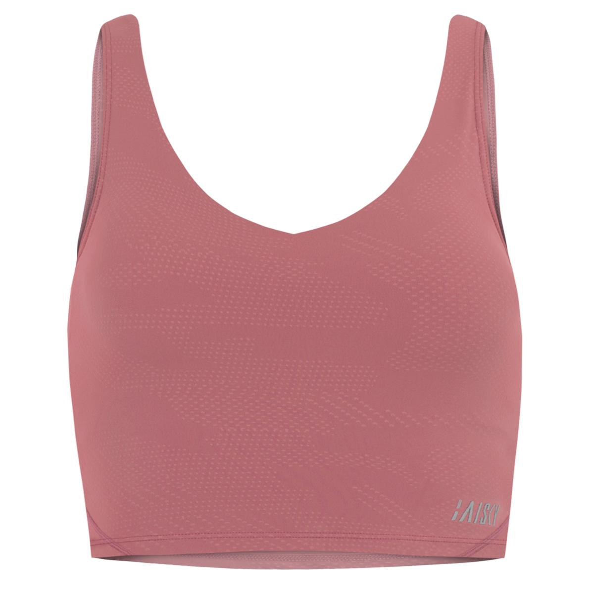 女款微V簡約運動內衣 豆沙粉