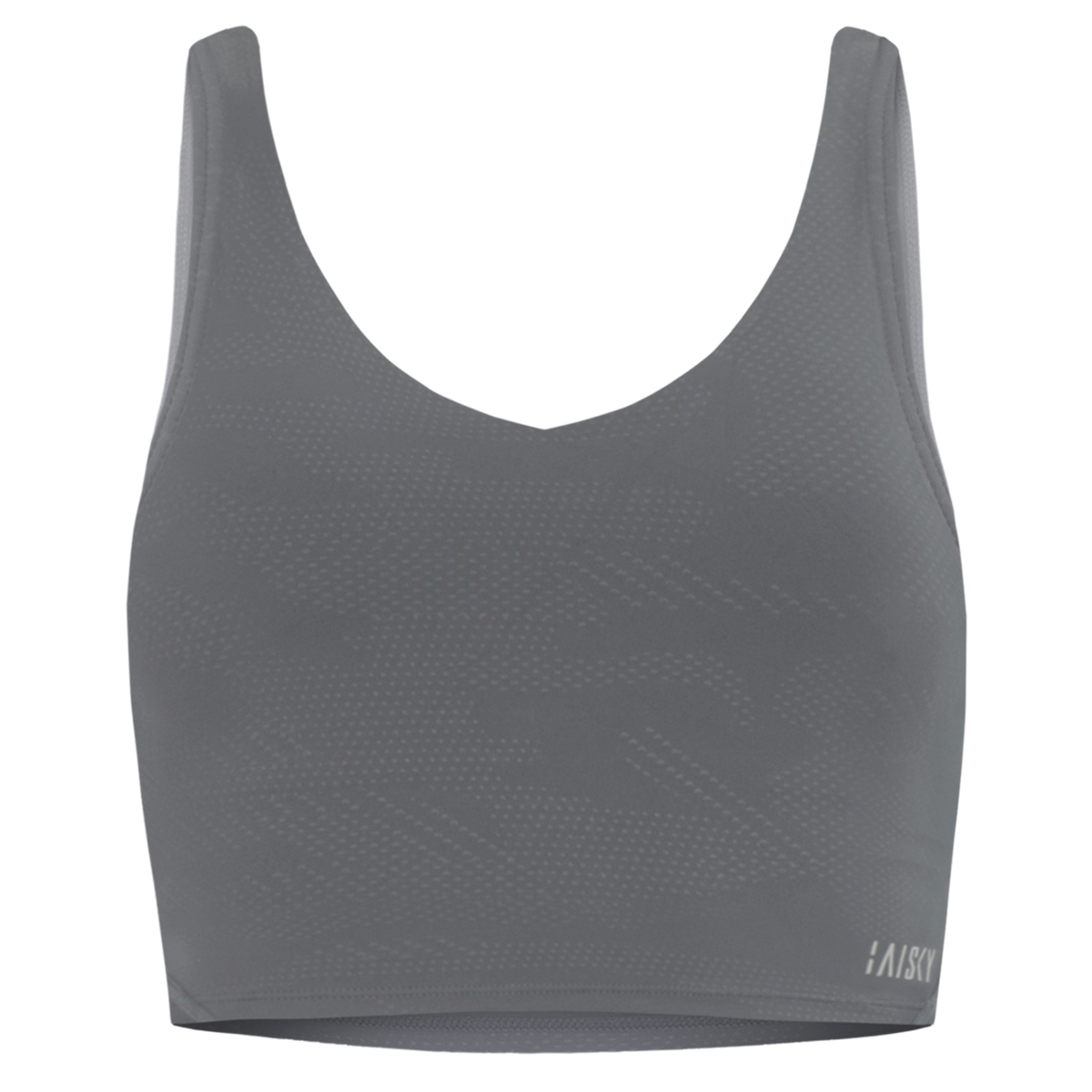女款微V簡約運動內衣 沉穩灰