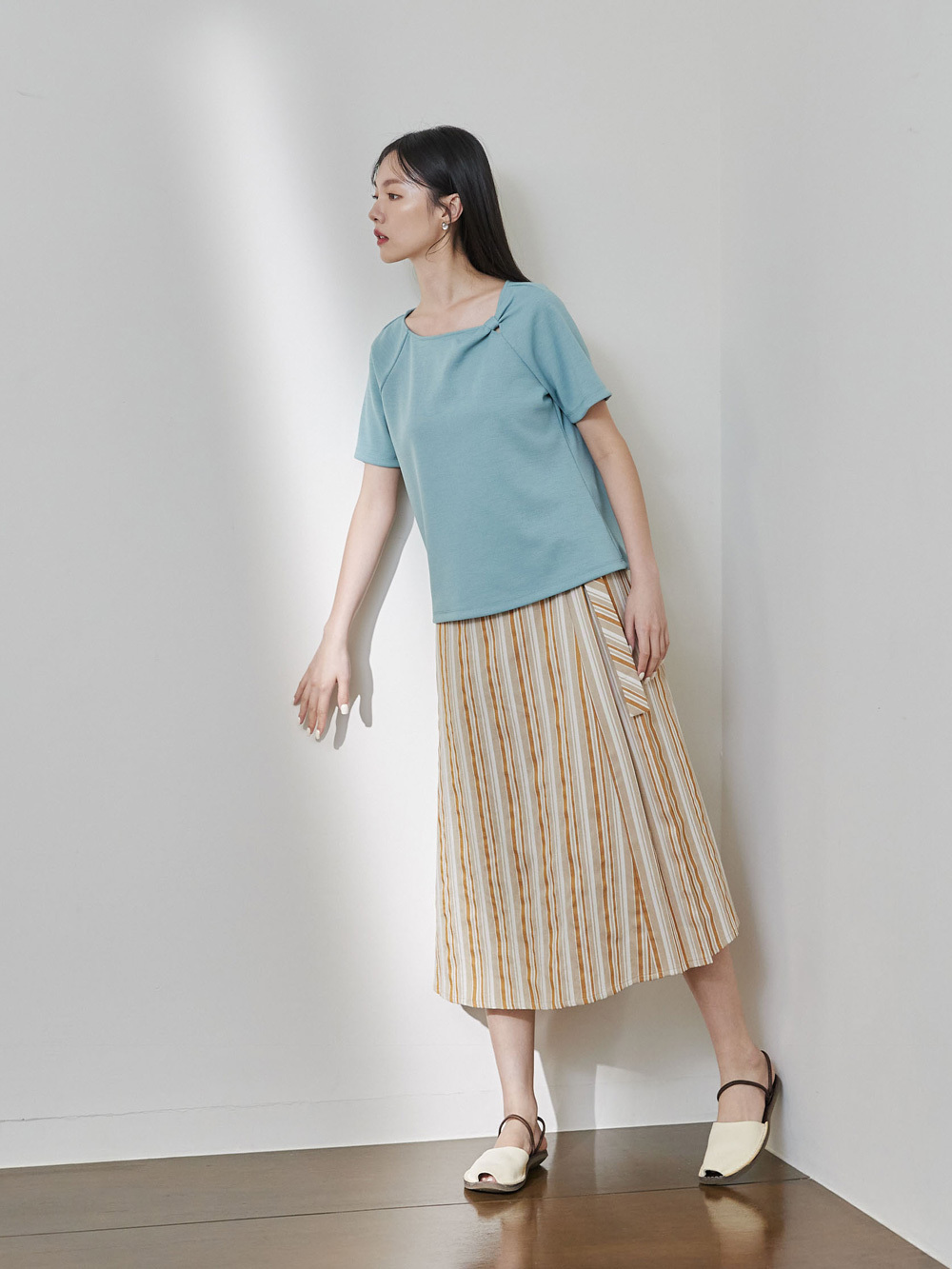 美結拉克蘭袖上衣-蒂芬尼